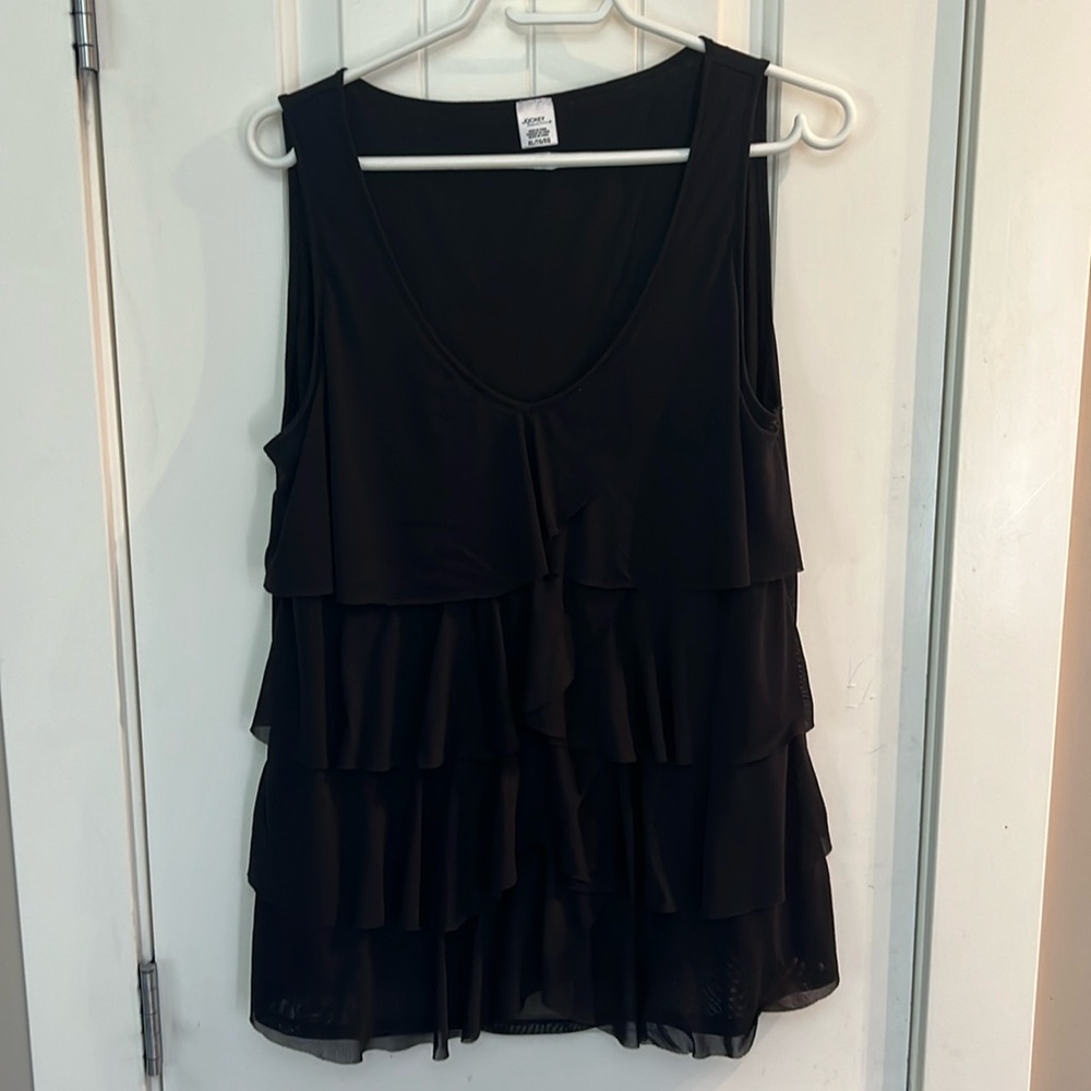 Jockey Person to Person Ruffle Tank